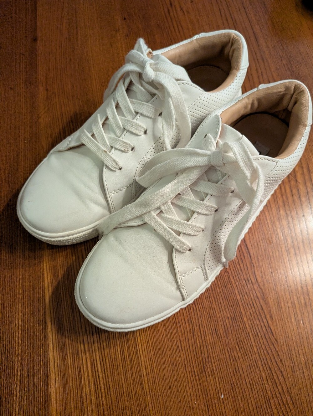 Steve Madden White Sneakers, 7.5